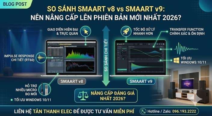 So Sánh Smaart v8 và Smaart v9: Nên Nâng Cấp Lên Phiên Bản Mới Nhất 2026?