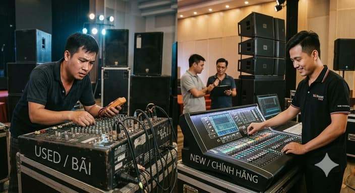 Có Nên Mua Dàn Âm Thanh Sự Kiện Cũ, Bãi? Kinh Nghiệm "Xương Máu" Từ Người Trong Nghề