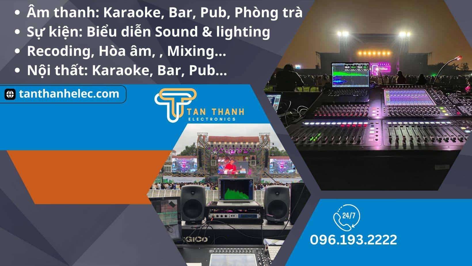 Giải pháp âm thanh chuyên nghiệp cho Bar, Karaoke, Hội trường 2026