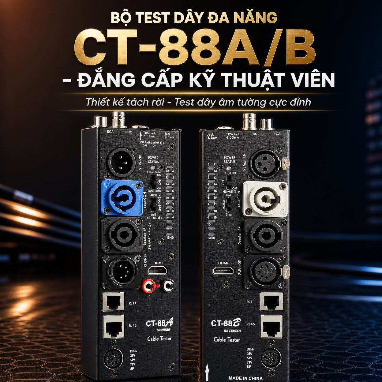 Bộ Test Dây Chuyên Nghiệp CT-88A/B